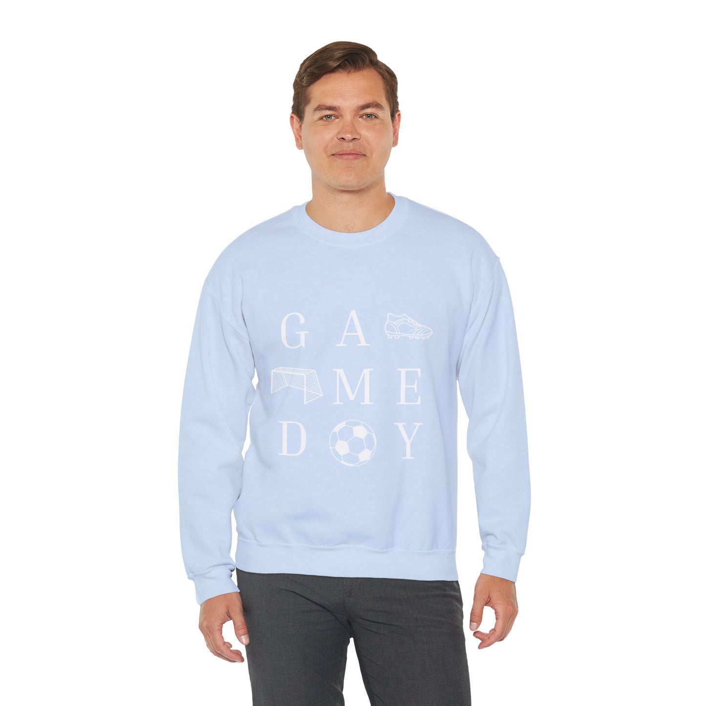 Game Day Unisex Crewneck Sweatshirt - Perfect Gift for Sports Lovers, Cozy Athletics Apparel, Soccer Enthusiast, Tailgate Outfit
