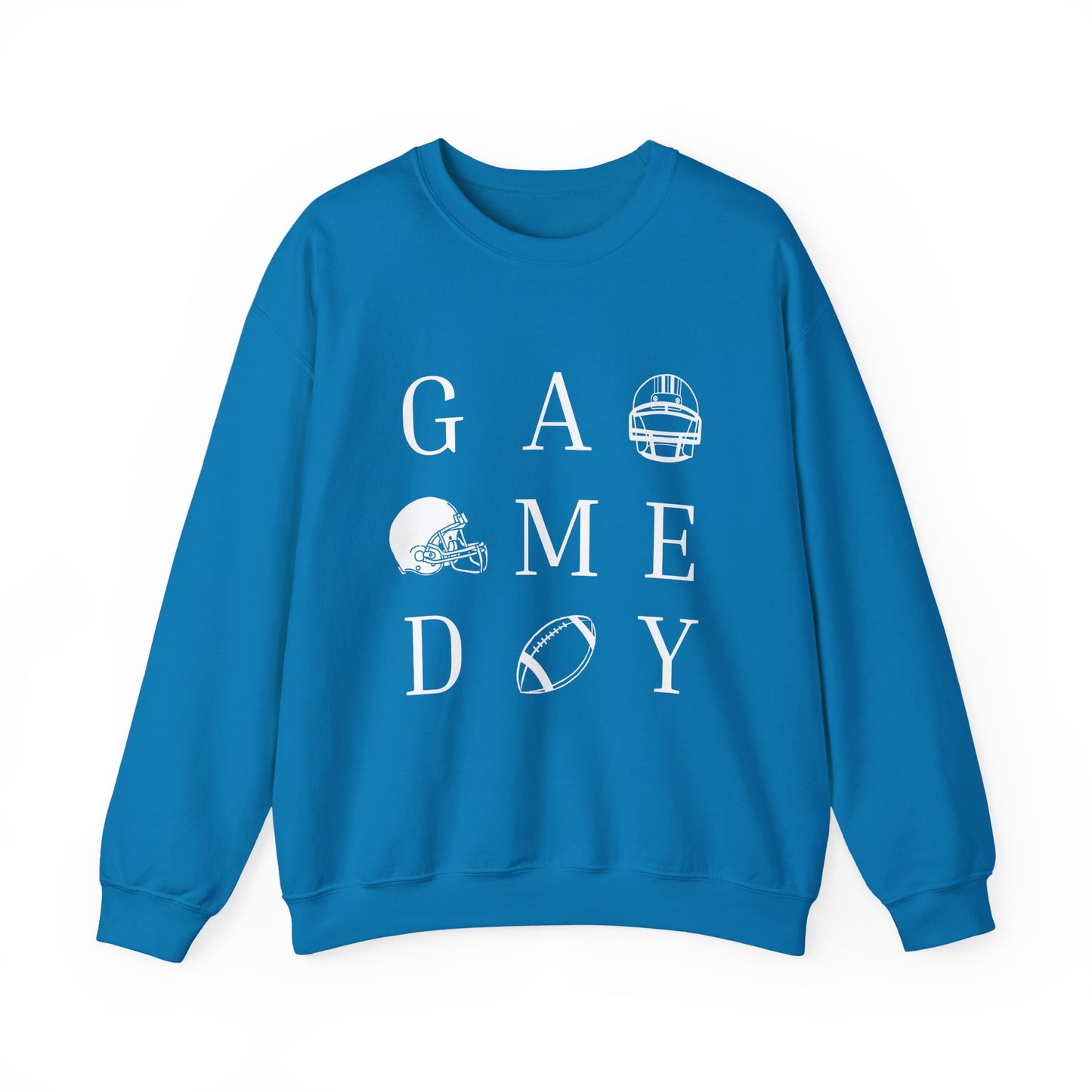 Game Day Sweatshirt, Unisex Crewneck Sweatshirt for Sports Fans, Football Appreciation Gift, Cozy Game Day Outfit, Tailgating Apparel
