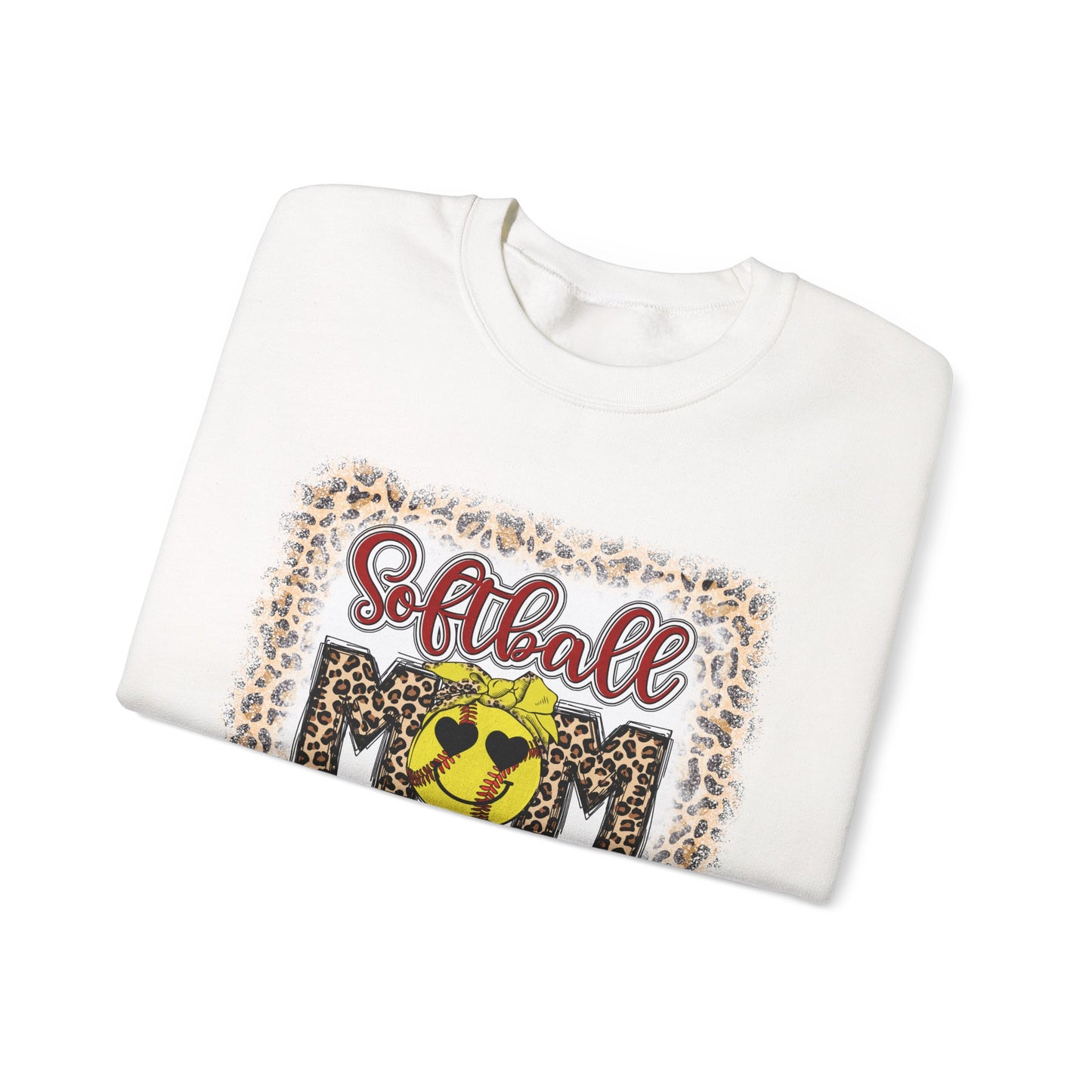 Softball Mom Sweatshirt | Cozy Crewneck for Sports Enthusiasts, Perfect Gift for Mother's Day, Game Days, and Casual Wear