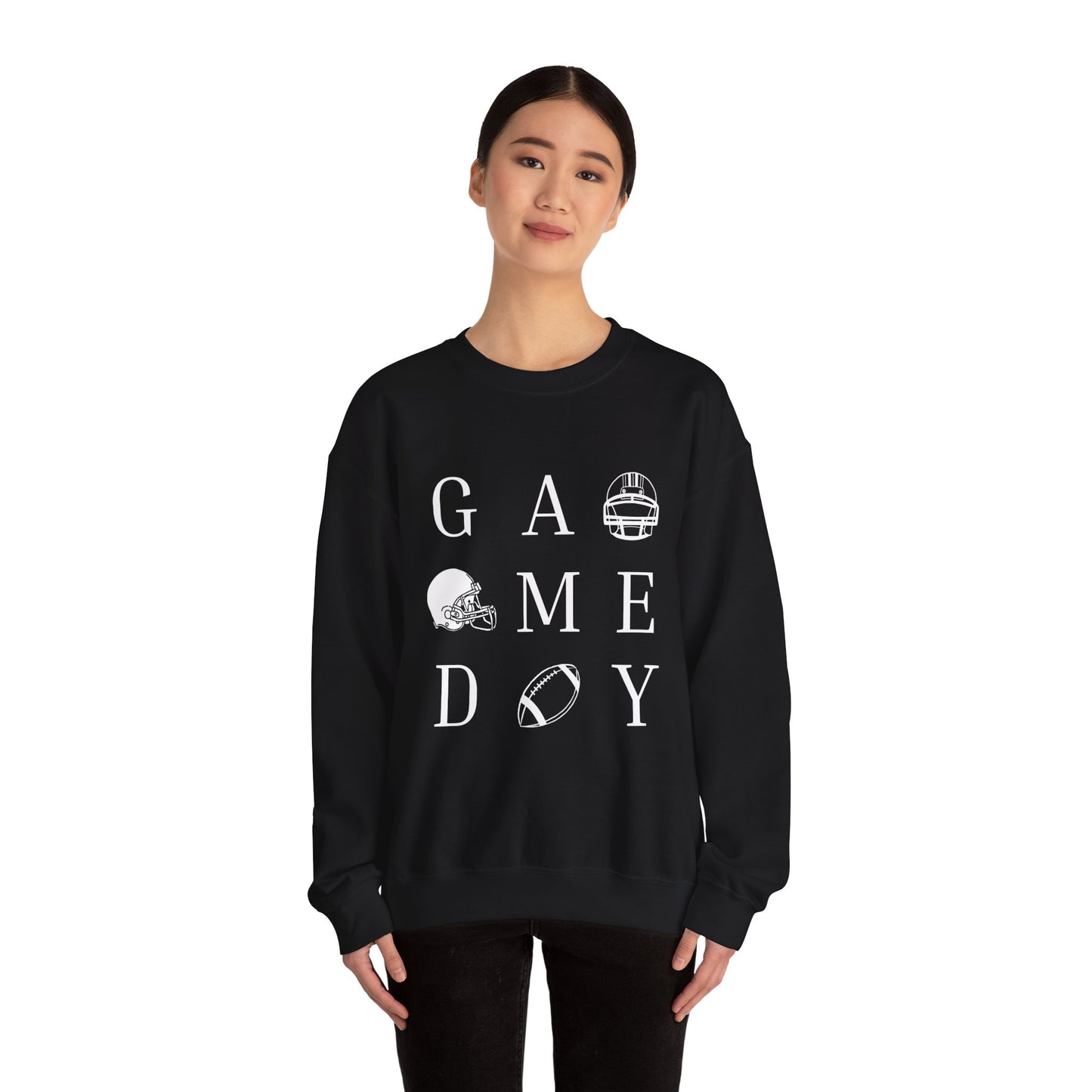 Game Day Sweatshirt, Unisex Crewneck Sweatshirt for Sports Fans, Football Appreciation Gift, Cozy Game Day Outfit, Tailgating Apparel