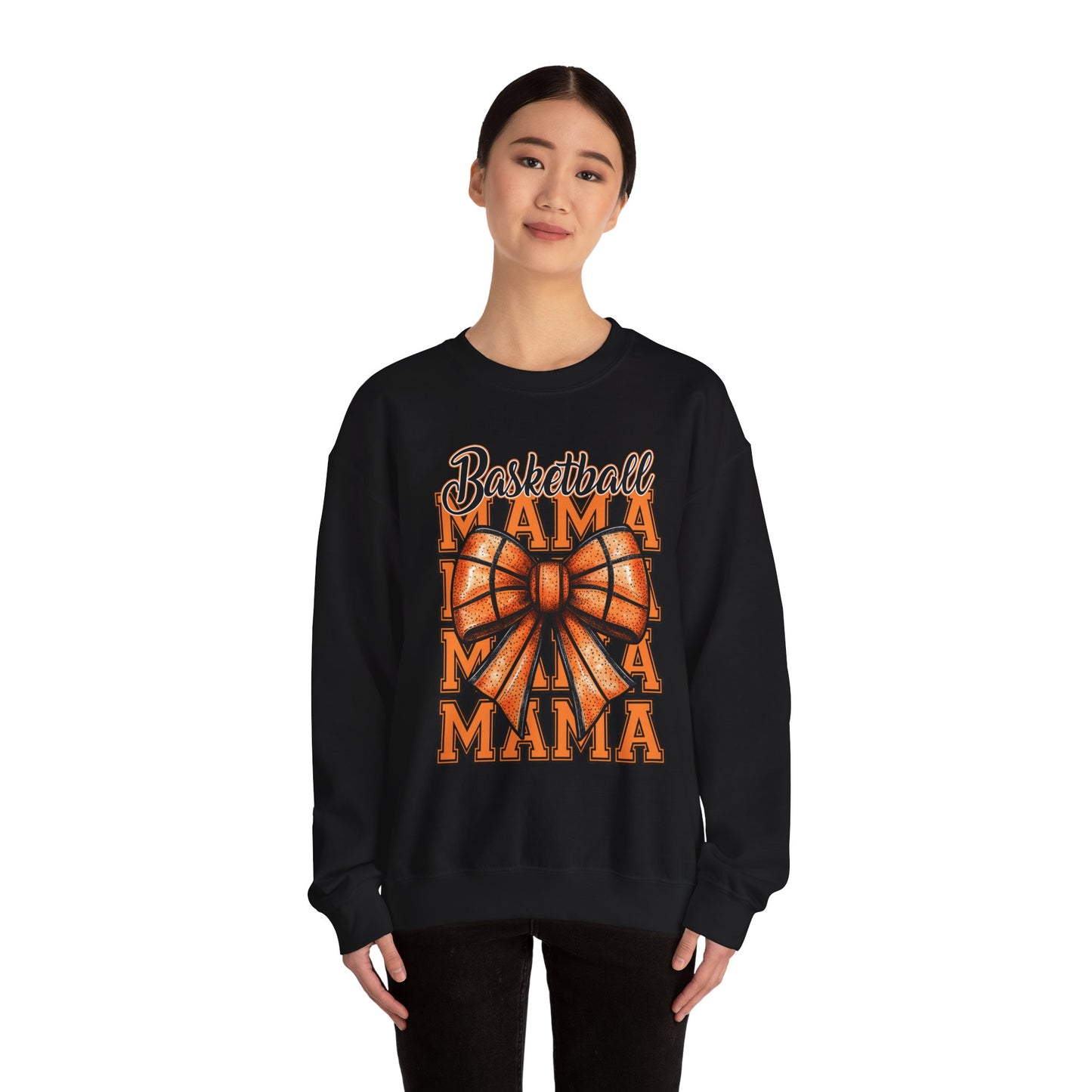 Basketball Mama Sweatshirt | Cozy Crewneck for Sports Moms | Gift for Mother's Day, Basketball Games, Family Events, Casual Wear