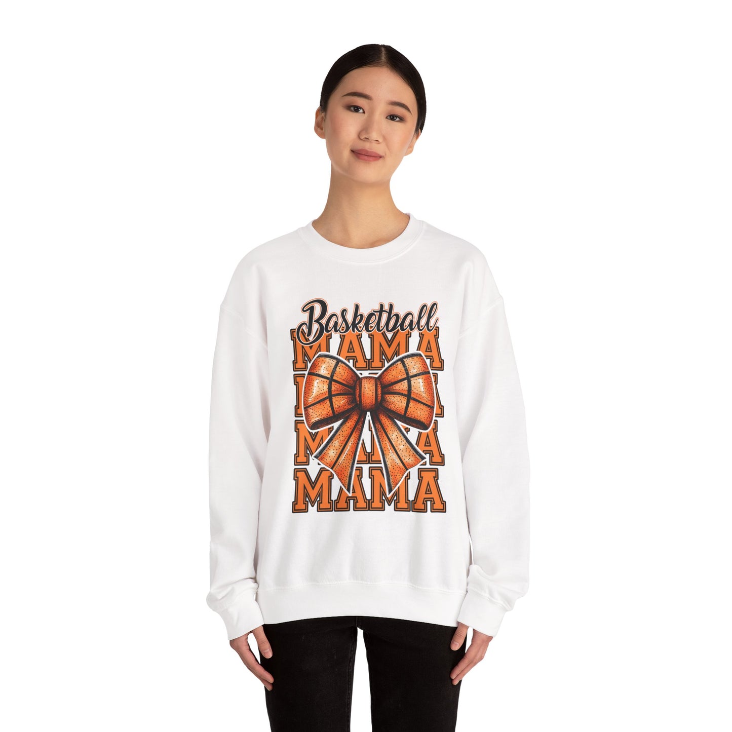 Basketball Mama Sweatshirt | Cozy Crewneck for Sports Moms | Gift for Mother's Day, Basketball Games, Family Events, Casual Wear