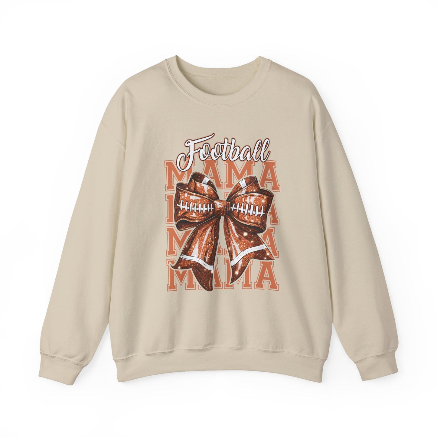 Football Mama Crewneck Sweatshirt - Ideal for Game Day, Family Gatherings, Sports Moms, and Unique Gift Ideas