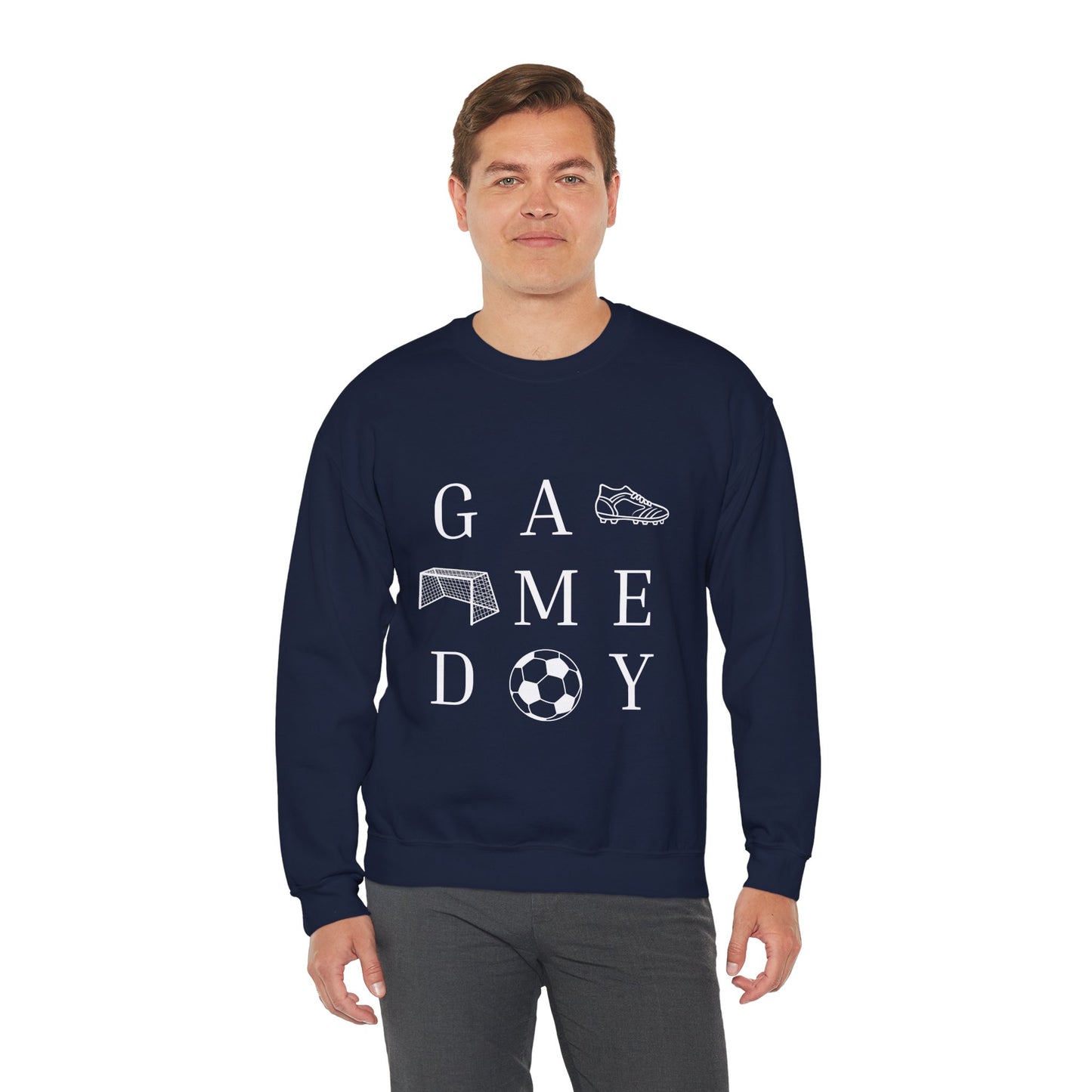 Game Day Unisex Crewneck Sweatshirt - Perfect Gift for Sports Lovers, Cozy Athletics Apparel, Soccer Enthusiast, Tailgate Outfit