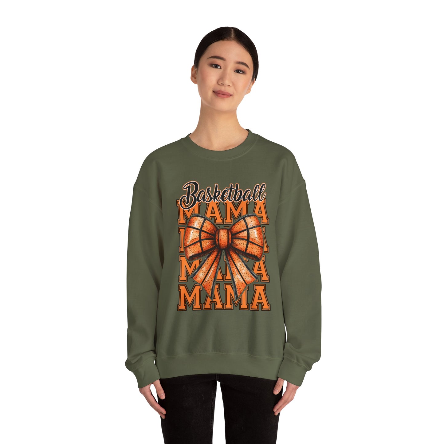 Basketball Mama Sweatshirt | Cozy Crewneck for Sports Moms | Gift for Mother's Day, Basketball Games, Family Events, Casual Wear