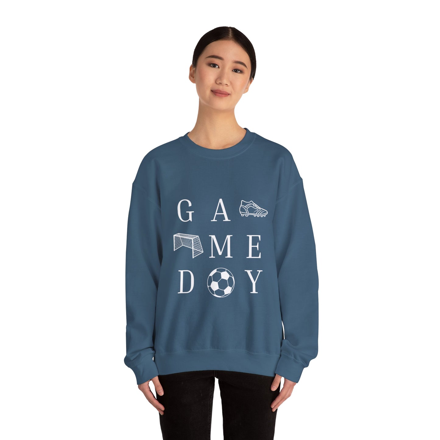 Game Day Unisex Crewneck Sweatshirt - Perfect Gift for Sports Lovers, Cozy Athletics Apparel, Soccer Enthusiast, Tailgate Outfit