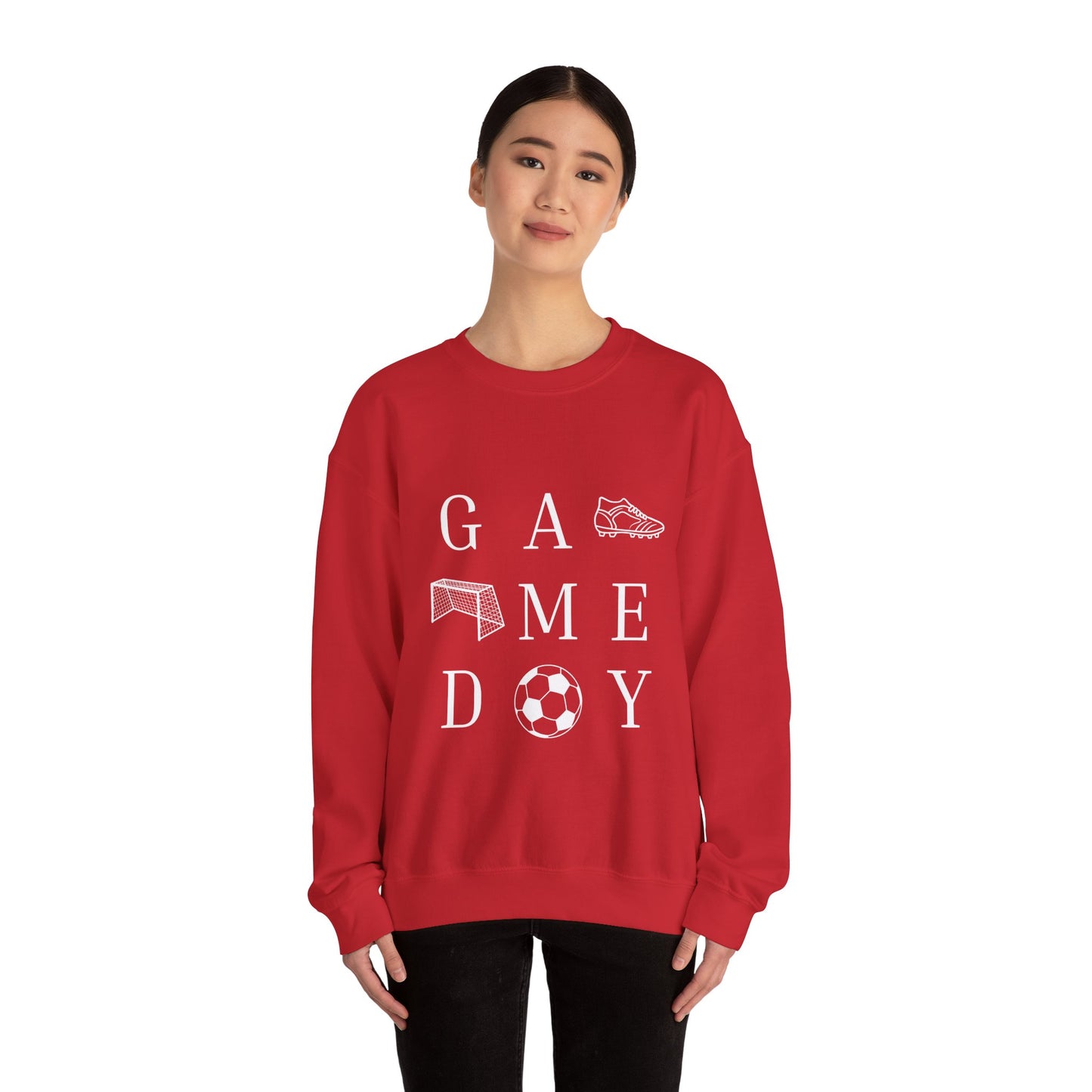 Game Day Unisex Crewneck Sweatshirt - Perfect Gift for Sports Lovers, Cozy Athletics Apparel, Soccer Enthusiast, Tailgate Outfit