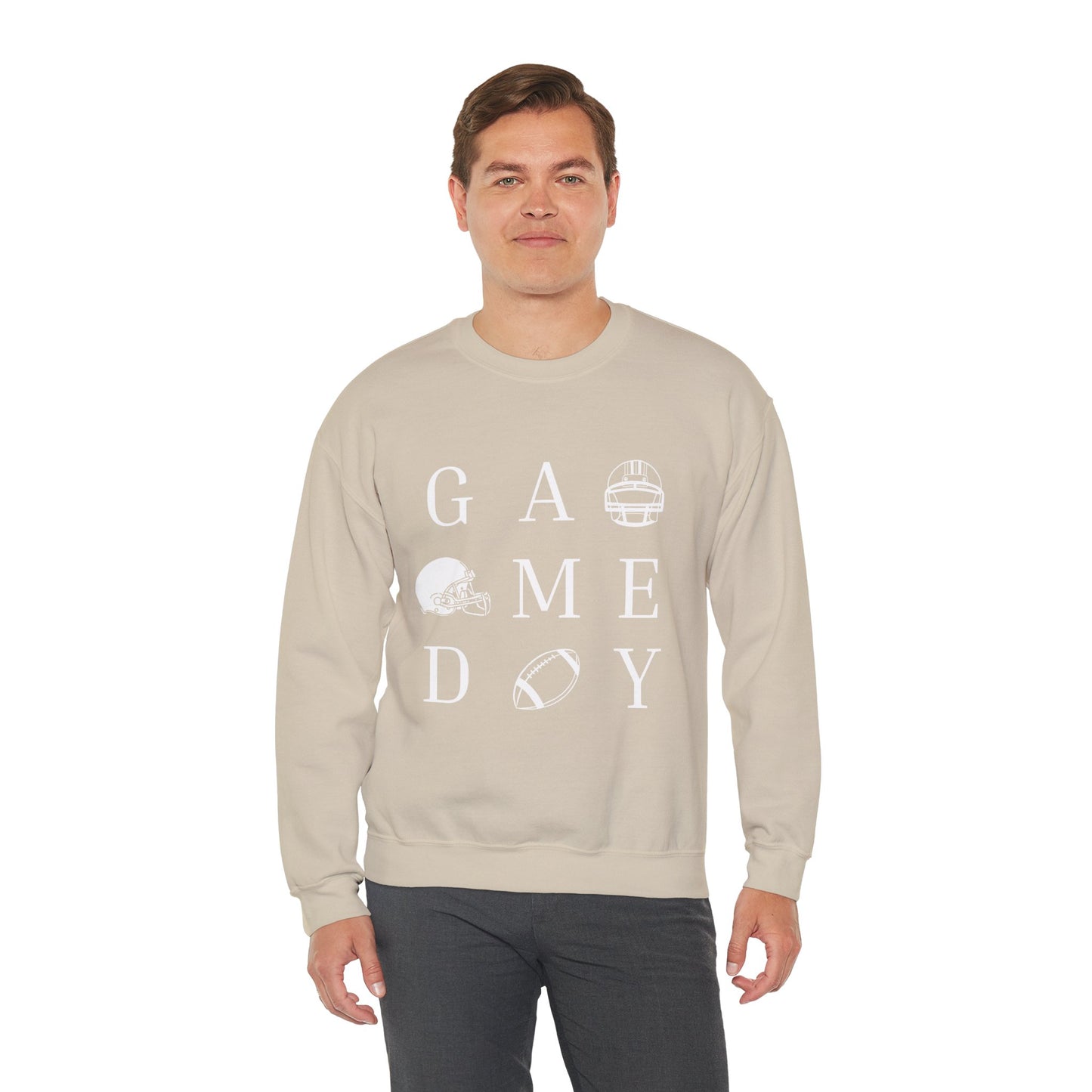 Game Day Sweatshirt, Unisex Crewneck Sweatshirt for Sports Fans, Football Appreciation Gift, Cozy Game Day Outfit, Tailgating Apparel