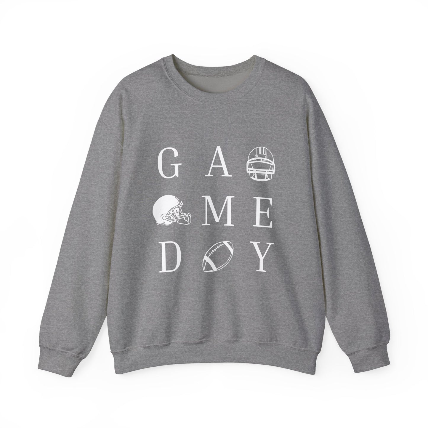 Game Day Sweatshirt, Unisex Crewneck Sweatshirt for Sports Fans, Football Appreciation Gift, Cozy Game Day Outfit, Tailgating Apparel