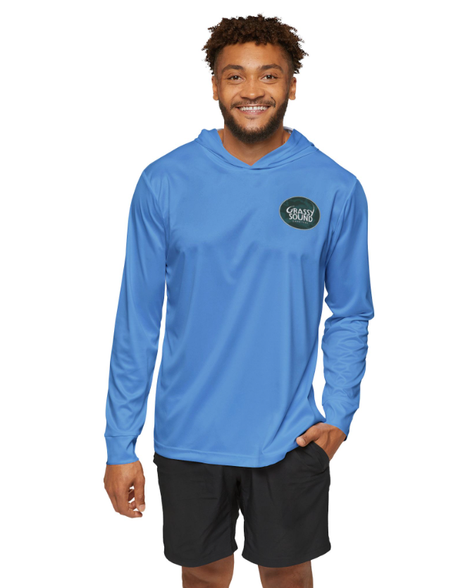 Grassy Sound UV Hooded Long Sleeve