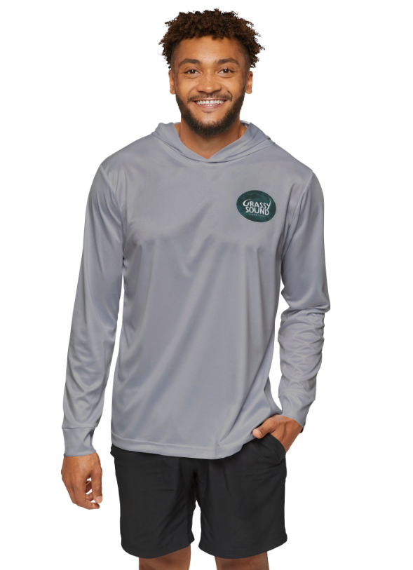 Grassy Sound UV Hooded Long Sleeve