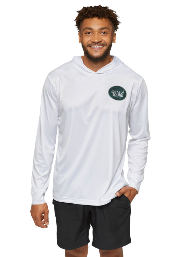 Grassy Sound UV Hooded Long Sleeve
