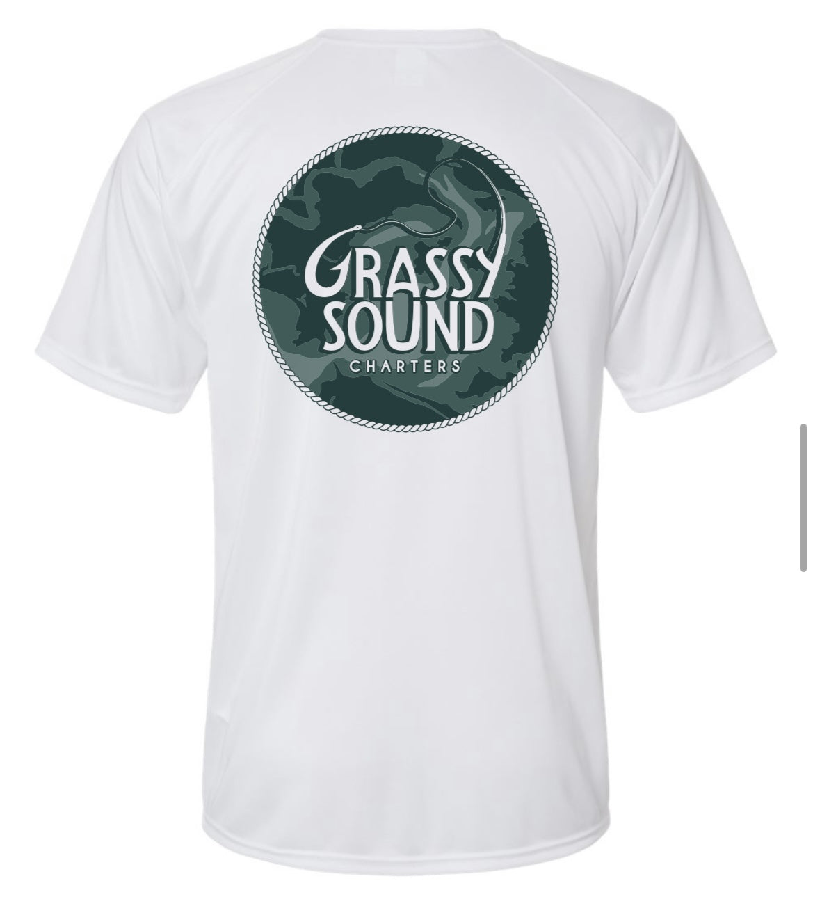 Grassy Sound Short Sleeve Cotton Tee