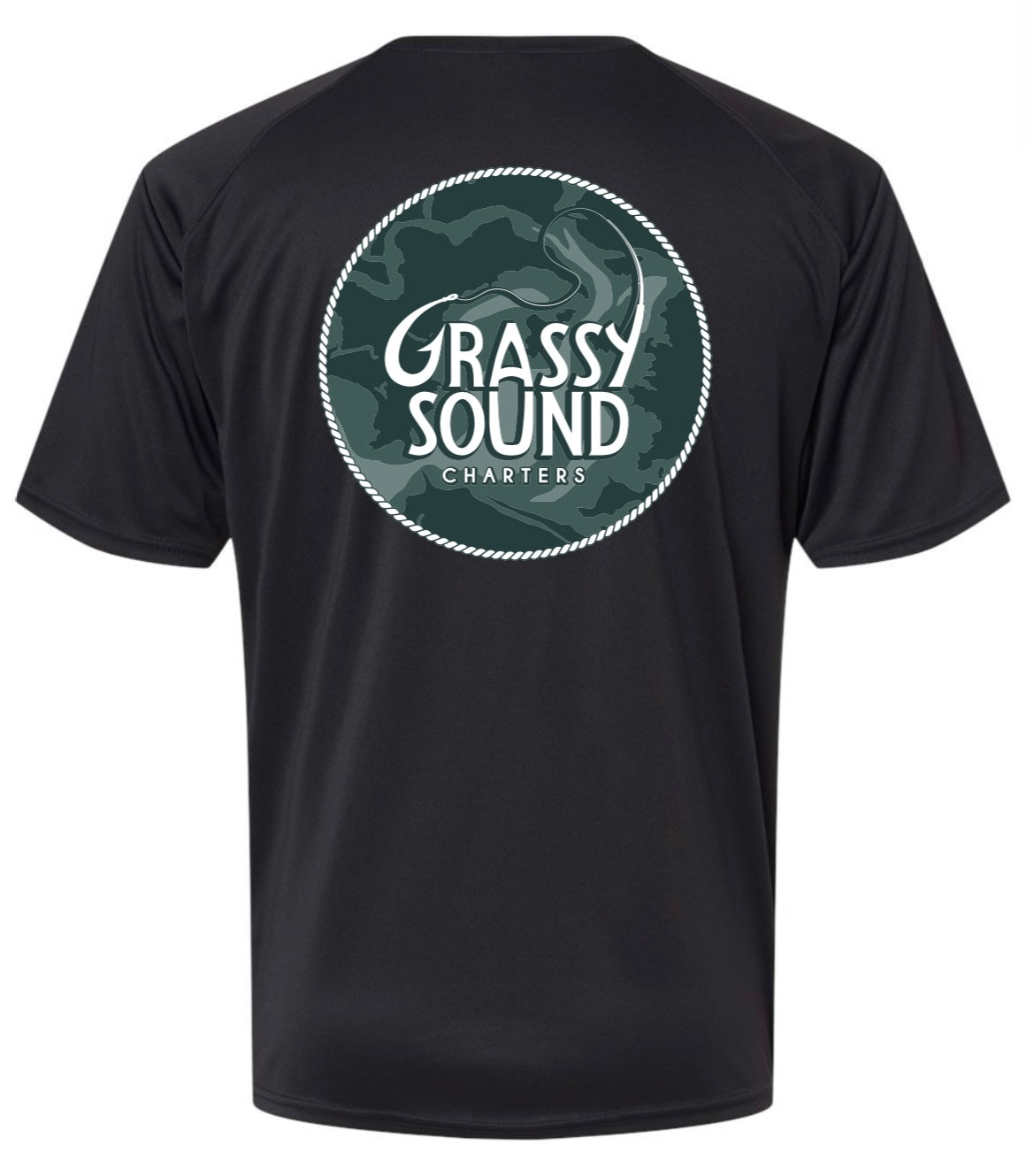 Grassy Sound Short Sleeve Cotton Tee