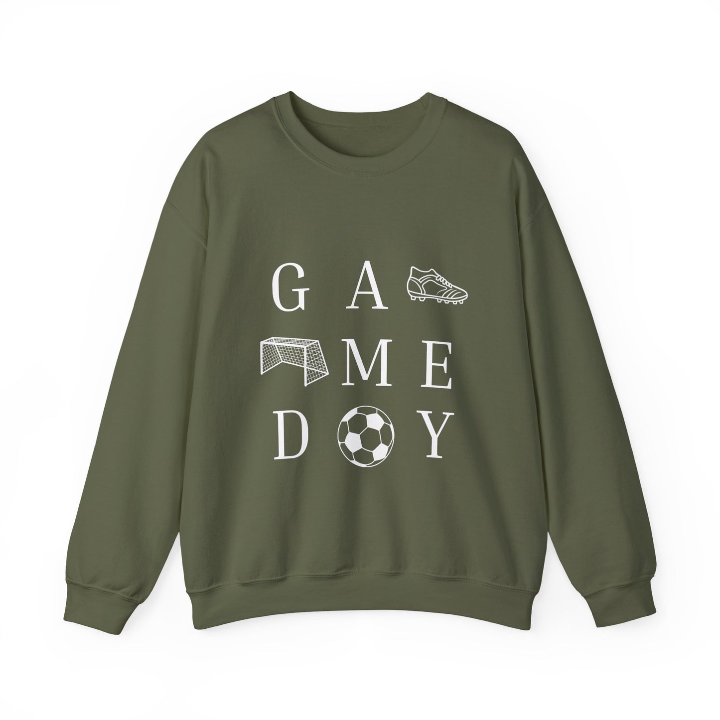 Game Day Unisex Crewneck Sweatshirt - Perfect Gift for Sports Lovers, Cozy Athletics Apparel, Soccer Enthusiast, Tailgate Outfit