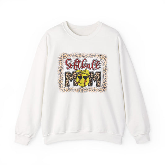 Softball Mom Sweatshirt | Cozy Crewneck for Sports Enthusiasts, Perfect Gift for Mother's Day, Game Days, and Casual Wear