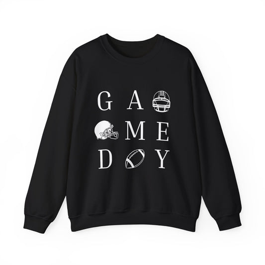 Game Day Sweatshirt, Unisex Crewneck Sweatshirt for Sports Fans, Football Appreciation Gift, Cozy Game Day Outfit, Tailgating Apparel