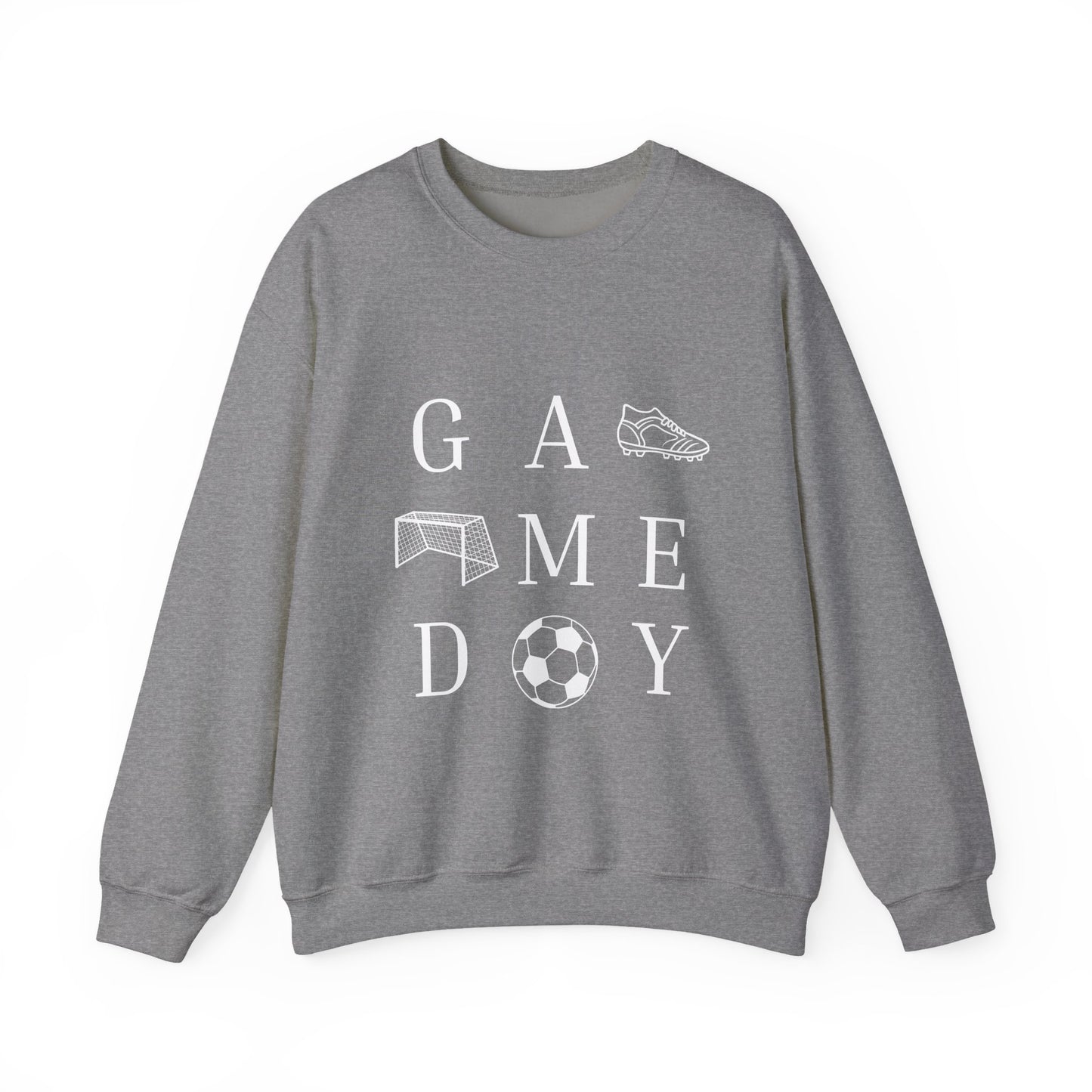 Game Day Unisex Crewneck Sweatshirt - Perfect Gift for Sports Lovers, Cozy Athletics Apparel, Soccer Enthusiast, Tailgate Outfit