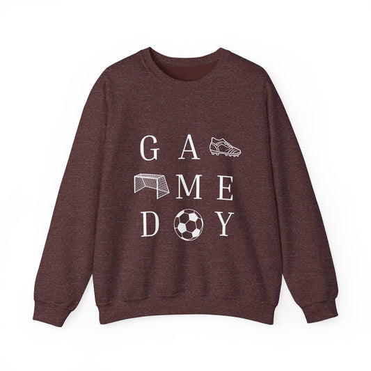 Game Day Unisex Crewneck Sweatshirt - Perfect Gift for Sports Lovers, Cozy Athletics Apparel, Soccer Enthusiast, Tailgate Outfit