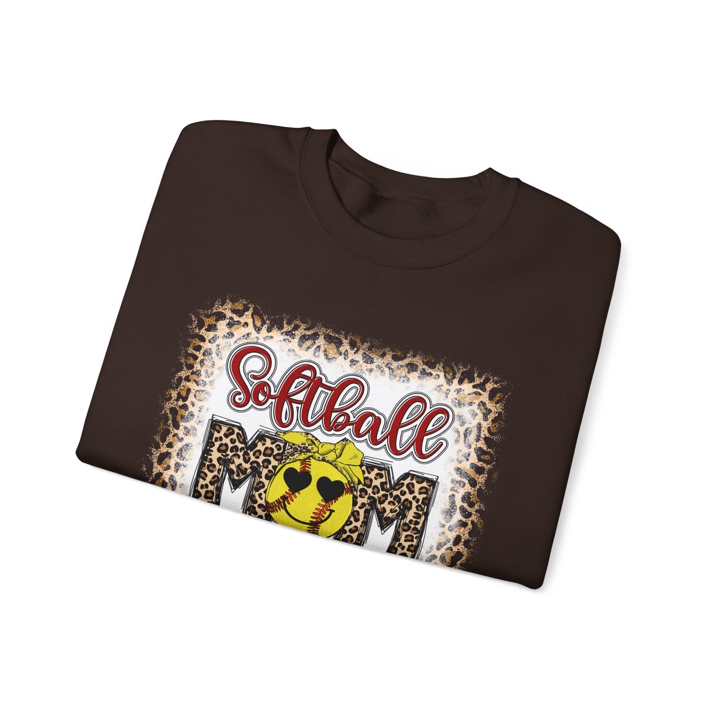 Softball Mom Sweatshirt | Cozy Crewneck for Sports Enthusiasts, Perfect Gift for Mother's Day, Game Days, and Casual Wear