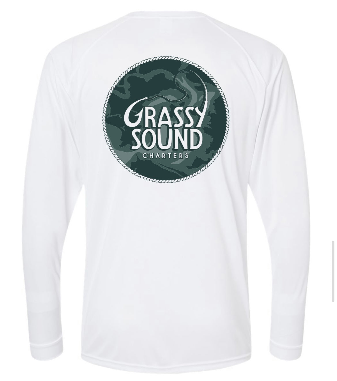 Grassy Sound Long Sleeve Cotton Tee