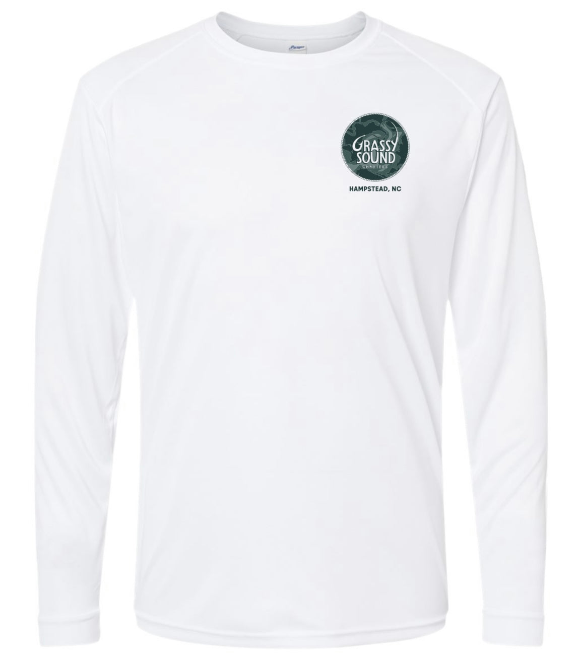 Grassy Sound Long Sleeve Cotton Tee